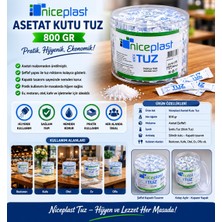 Niceplast Nicepalst Asetat Kutu Tuz 800 Gr.