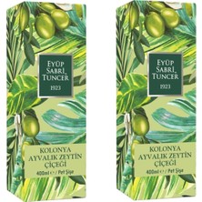 Eyüp Sabri Tuncer Ayvalık Zeytin Çiçeği Kolonyası 400 ml x 2 Tütün Kokulu 80 Derece Sprey