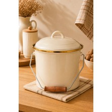 Pr Home Krem Emaye Bakraç 20 cm