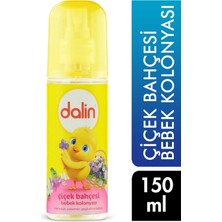 Dalin Çiçek Bahçesi Limon Kokulu Bebek Kolonyası 150 ml 60 Derece Ferahlatıcı Etki ile Tüm Cilt Tiplerine Uygun