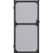 Sineklikstore Menteşeli Kapı Sinekliği – 90 x 210 cm – Antrasit Gri – Demir, Ahşap, Çelik, Pimapen ve Alüminyum ile Uyumlu