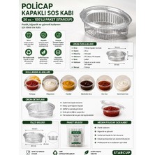 Policap Kapaklı Sos Kabı 20 cc 100'LÜ (Starcup)