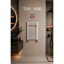 Dg Therm Beyaz 500*800 Havlupan 12 Borulu 50*80 cm Havlupan