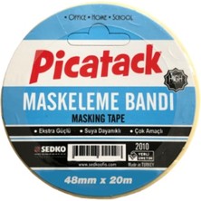 Picatak Picatack Maskeleme Bandı 48MMX20MT - 2 Adet
