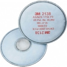 3m 2138 P3 Organik Ozon-Gaz/buhar Filtresi