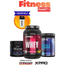 Xpro Nutrition Xpro Fitness Paketi 1 - Whey Protein(Muz)-Creatine-Bcaa(Karpuz)