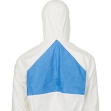 3M 4540 Beyaz Tulum Mavi Sırt Üçgenli (XL)
