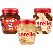 Sarelle 350 gr Kakaolu Fındık Kreması - Duo - Fındık Ezmesi 3 Lü Karma Paket