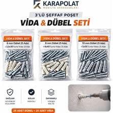 Karapolat 3’lü Sunta Dübel Seti