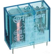 Finder 40.51.9.024.0000  24V 10A Dc Tek Kontak Minyatür Pcb Röle