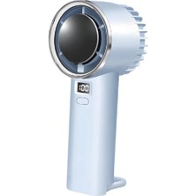 HiboTekno AUFN02 Mini Şarjlı El Fanı Taşınabilir USB Vantilatör 5 Kademeli Sessiz Fan