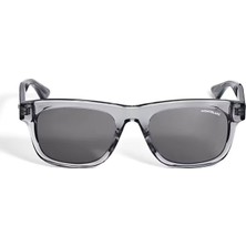 Montblanc Gri Asetat Çerçeveli Kare Güneş Gözlüğü 136912