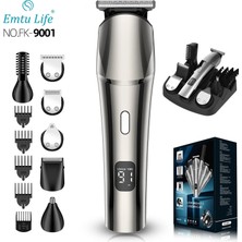 Emtu Life FK-9001 Erkek Bakım Kiti,saç Sakal ve Tüm Vücut Bakım Seti 6 In 1 -10W