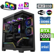 Xaser Fade X290 Intel I9 14900KF 16GB Ddr5 Ram 1tb M.2 Nvme SSD 16GB RTX5060TI Sıvı Soğutmalı Oyuncu Bilgisayarı