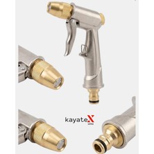 Kayatex Online Profesyonel Metal Sulama Tabancası Pro - Ayarlanabilir Pirinç Başlıklı Otomatik Yıkama ve Bahçe Tabancası KOD:4010