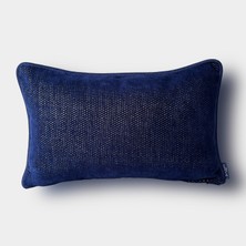 Lidoma Home "navy" Dokulu Desenli Kırlent Kılıfı - 30X50 -Gold