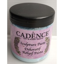Cadence Dekoratif Rölyef Pasta 1321 Açık Mavi 250 ml Su Bazlı Akrilik Özellikli