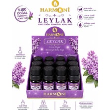 Harmoni Leylak Çiçeği Esansiyel Uçucu Koku 10ML 12'li Stant Difüzör Esansı Buhurdanlık Yağı ve Oda Kokusu