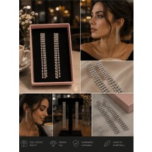Estilo Pırlanta Sallantılı Parlakküpe