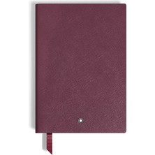 Montblanc Sartorial Deri Bordo Orta Boy Defter 134777