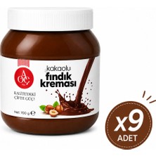 Atatürk Orman Çiftliği Kakaolu Fındık Kreması 700 gr x 9 Adet