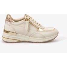 Kemal Tanca Kadın Eva Tabanlı Fermuar Detaylı Bağcıklı Casual Spor & Sneaker Ayakkabı 7015