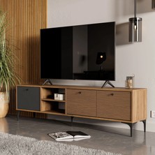 Mezza 1362 Vision 180 Cm Tv Ünitesi Ürgüp - Kaplan - Antrasit