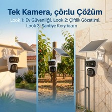 Dobest BP5 Plus 4G Güvenlik Kamerasıı, IP66 Su GEÇIRMEZ,H.265 Sıkıştırma, Iki Yönlü Ses, Sesli Uyarılar, Tf Kart ，V380PRO  Cep telefonundan uzaktan kontrol, istediğiniz zaman tekrar izleme！