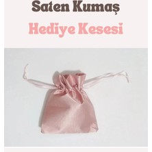 Malinka 20 Adet Pembe Saten Lüks Bez Kına Düğün Mevlüt Sünnet Hediye Kesesi Çanta