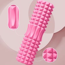 Miyang Tırtıklı Foam Roller Masaj Köpüğü Köpük Rulo Yuvarlama Köpüğü Omurga Uyumlu 45 cm