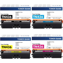 Afset TN466 Muadil MFC-L8900CDW HLL8360CDW HLL8360CDWT MFCLL9570 HLL9310CDW (Bcym, 4 Pack)