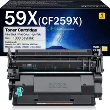 Afset CF259X (59X) & Cnon Uyumlu CRG-057H & Çipli 10.000 Sayfa M304A Mfp M329DN Uyumlu