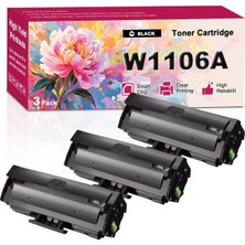 Afset 106XL Yuksek Kapasite Mfp 135A 135AG 135R 135W 135WG 107A 107W 137FNW 137FWG 5,000 Sayfa 3packs