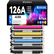 Afset 126A Toner CE310A CE311A CE312A CE313A Laserjet 100 Color Mfp M175NW CP1025 M275 1 Set Toner