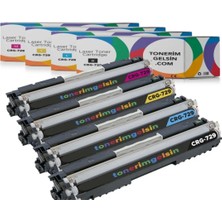 Afset CRG-729 Set Takım Toner- I-Sensys LBP-7010/7010C/7018/7018C Toner