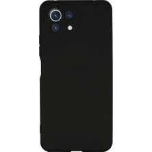 isiltikidsmoda Mi 11 Lite Kılıf Nano Içi Kadife Silikon - Siyah