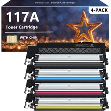 Afset 117A Color Laser Mfp 150A 150NW 178NW 179FNW, 1 Set, Black,cyan,magenta,yellow