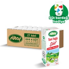 Sütaş Tam Yağlı Süt 200 ml (27 adet)