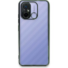 isiltikidsmoda Redmi 12C Kılıf Razer Lensli Silikon - Yeşil