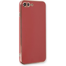 isiltikidsmoda iPhone 7 Plus Kılıf Volet Silikon - Kırmızı