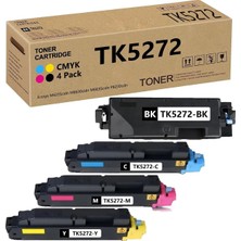 Afset TK-5270K TK-5270C TK-5270M TK-5270Y M6235CIDN M6630CIDN M6635CIDN P6230CDN Bkcmy 4 Pack