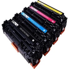 Afset Hp 131A-CB540A/CE320A/CF210A/CANON CRG-756/CRG-731 Takım Set Muadil Toner