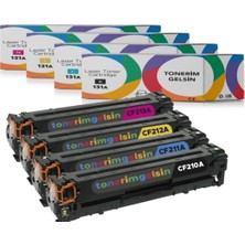 Afset 131A-CF210A Set Toner- Laserjet Pro 200 Color Mfp M251/MFP M251N/MFP M251NW/MFP M276NW/MFP M276
