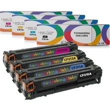 Afset 131A-CF210A Set Toner- Laserjet Pro 200 Color Mfp M251/MFP M251N/MFP M251NW/MFP M276NW/MFP M276