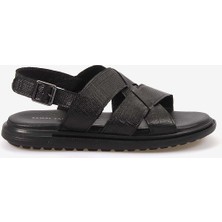 Kemal Tanca Erkek Kauçuk Tabanlı Şık Tasarım Comfort Günlük Çapraz Bantlı Sandalet 560