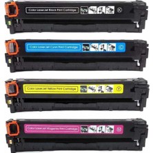 Afset Hp 131A-CF210A-CF211A-CF212A-CF213A Muadil Toner Seti