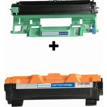Afset Brother HL-1211W TN-1040 Ithal Muadil Siyah Toner + Brother DR-1040 Muadil Drum Ünitesi 2 Li Set