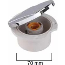 Goldsea Tekne Güverte Su Çıkışı Sealux 70MM Kromaj Kapak