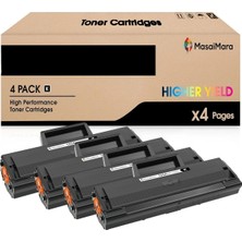 Afset 106A Muadil Toner 4 Adet Lazer Yazıcı Uyumlu Yüksek Verim Renkli Model 106A