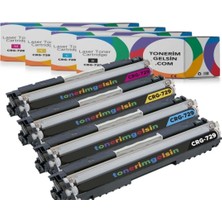 Afset CRG-729 Set Takım Toner- I-Sensys LBP-7010/7010C/7018/7018C Toner